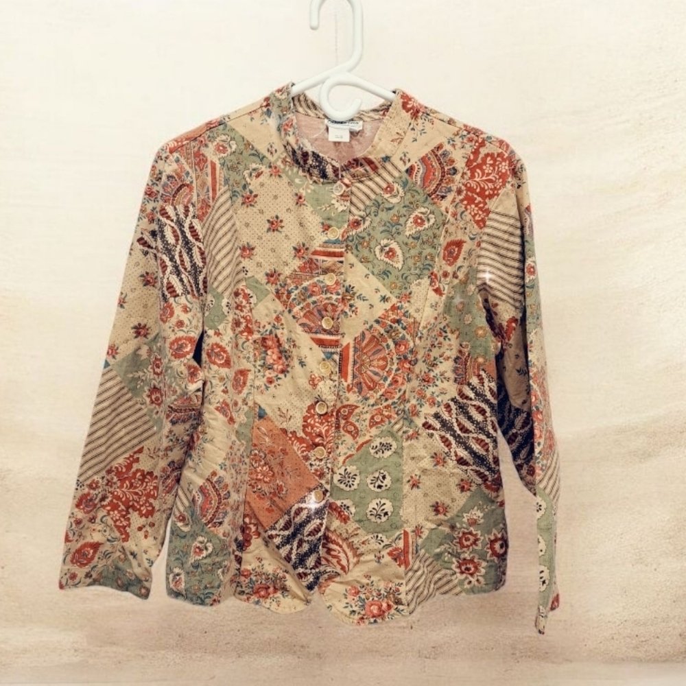 Patchwork Coat Jacket